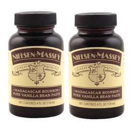 Nielsen-Massey Madagascar Bourbon Pure Vanilla Bean Paste, with Gift Boxes, 4 ounces, 2 pack