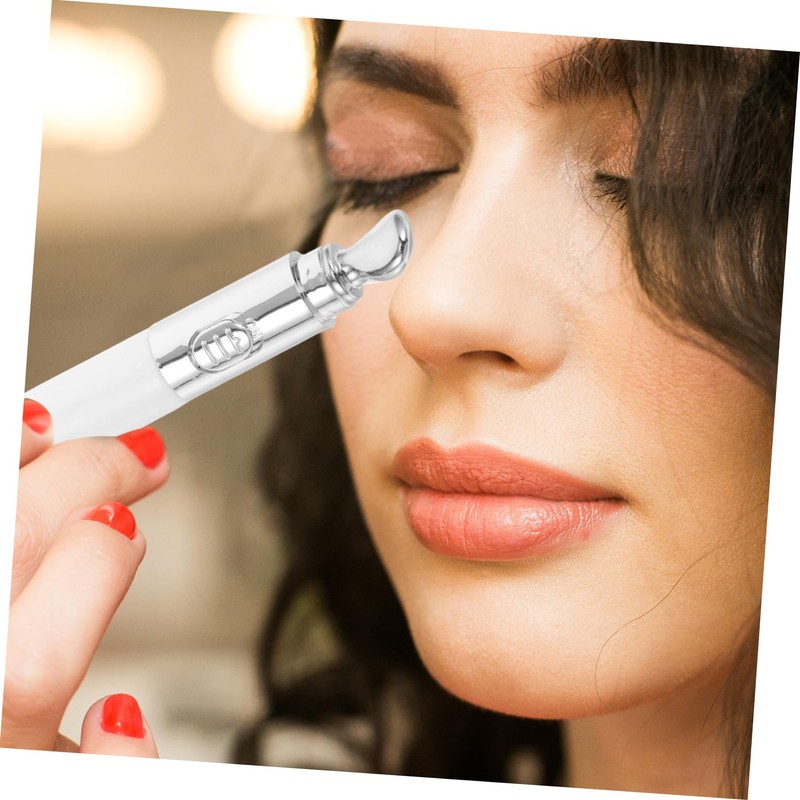 SAFIGLE 20ml Airless Eye Cream Container Metal Massage Head Portable