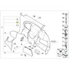 MINI R50 R53 Interior Trim Panel Clip Clamp 0766476 07130766476