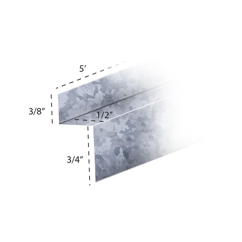 RDP Z Flashing (10 Piece Bundle) (.375" x .5" x