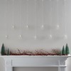 Lights4fun Starburst Curtain Light 235 Warm White LEDs Plug in