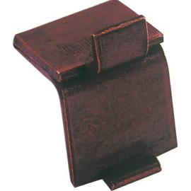 Shelf Support Stud, Double, for Use with Flat Bookcase and Universal M Profile Strips Dark Bronze (Bright Zinc)