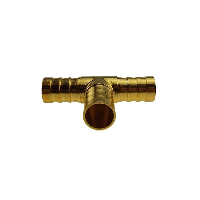 Brass T Y Joiner Various Piece Fuel Hose Gas Joiner