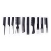 AIMALL 10Pcs/Set Professional Hair Combs, Plastic Hairdressing Styling Combs, Durable