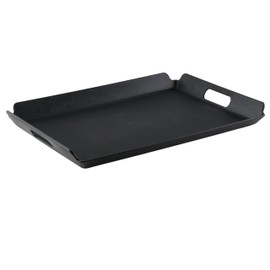 G.E.T. RST-1523-BK Non-Skid Room Service Serving Tray, 15.25" x 21.25", Black