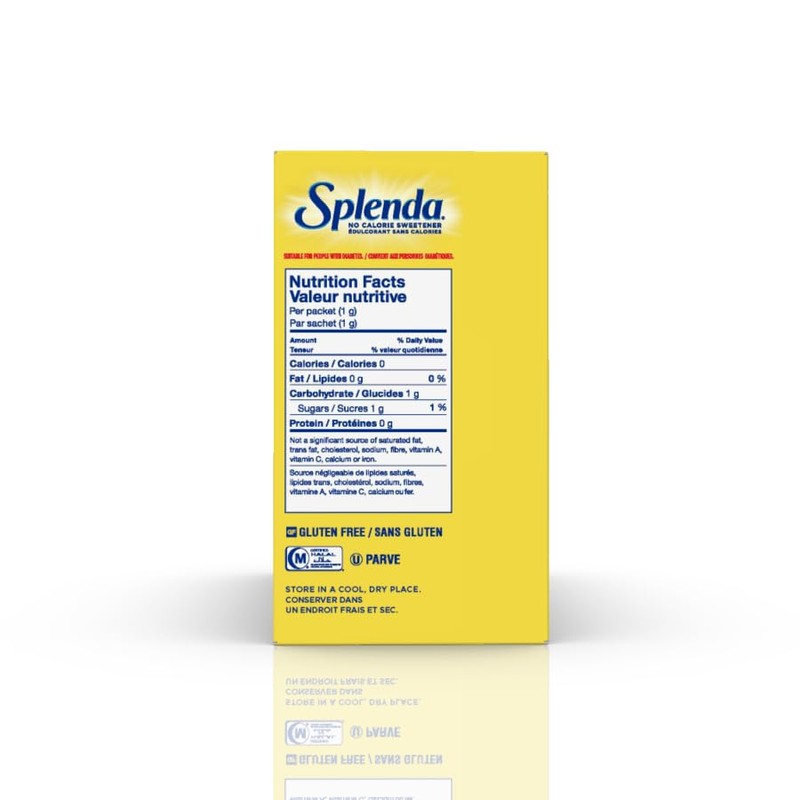 SPLENDA No Calorie Sweetener, 200 Count Packets
