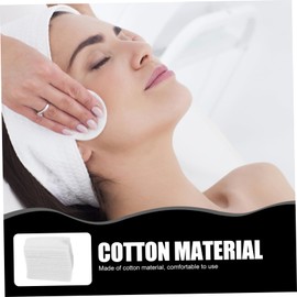 Baluue 100pcs Thickened Makeup Cotton Pads Portable Makeup Removing Tool for Daily Use Gentle Safe Facial Cleansing for Care and Color