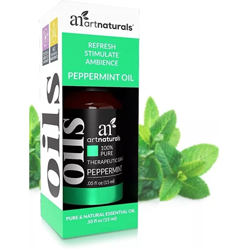 ArtNaturals Aceite Esencial De Menta Grado Terapéutico 15 Ml