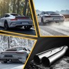 DREAMOTOR Exhaust Tips, Universal Dual Punta De Escape Para Carro