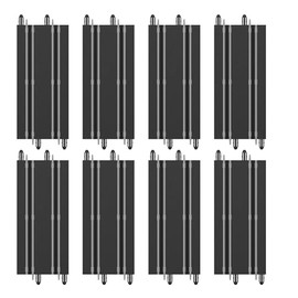 AGM MASTECH Extension Set #1-8 Piece Straight Track Expansion Accessory Pack - for Use with 1: 64 Scale AGM MASETCH 1:64 Slot Car Racetrack Systems
