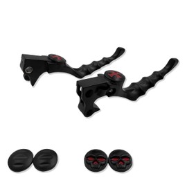 SMT-Parts Brake Clutch Hand Lever Compatible with Street Glides Road Kings Black [B00RNITXWI]