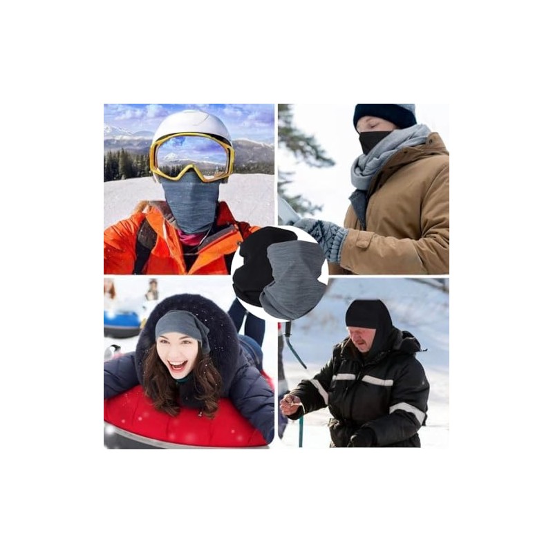 2 PCS Multi-Purpose Neck Gaiters, Breathable Protection Against Sun, Wind