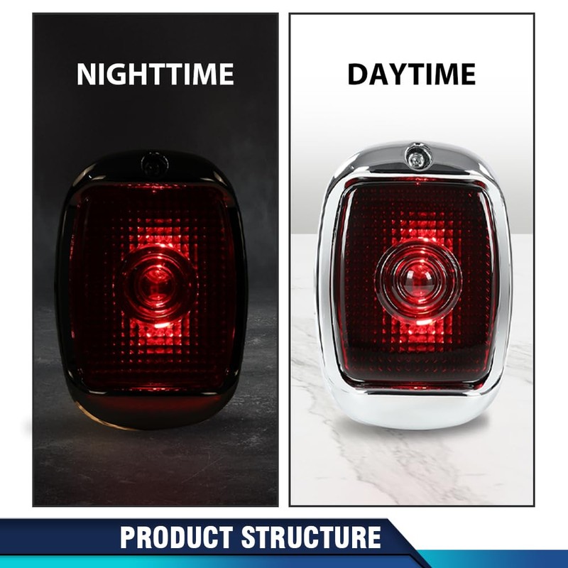 PIT66 Tail Lights Red Rear Light Lamp Assembly Right Left