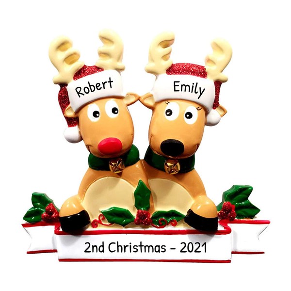 Personalized First Christmas Ornament Couple 2024 - First Christmas Together