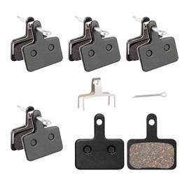 5 Pairs of Bicycle Brake Pads, Disc Brake, Mountain Bike Ebike Brake Pad Replacement for Tektro Shimano TRP Deore Br-M575 B01s Mt200 M525 M515 T615 T675 M505 M495 M486 M485 C500 1