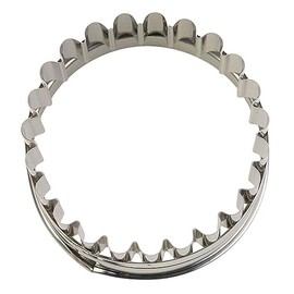 Staedter Linzer Outer Ring, 6.5 cm, Stainless Steel Silver