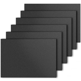ABS Plastic Sheet 12" x 16" x 0.06" 6 Pack,Moldable Plastic Sheets,High Tensile and Impact Strength Plastic,Great for DIY Projects,Decor, Handcrafts ect