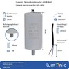 Lumonic Starting Capacitor with Cable 25 cm I 22µF 450V