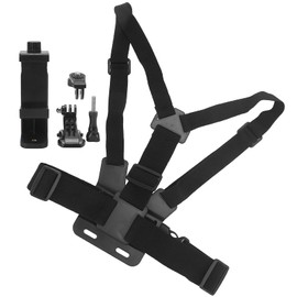 Chest Strap Mount, Chest Phone Clip Mount, Camera Clip Chest Mount, Adjustable Phone Clip Mount with Chest Strap Attachment Bracket for Sports Camera Phones