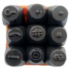 BENCH WIZARD 9 Pc Punctuation Punch Set | Size 1/8"