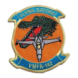 VMFA-142 Flying Gators Patch – Plastic Backing