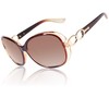 CGID Sunglasses Womens Ladies Polarised Retro Designer Sun Glasses Brown