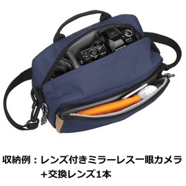 Hakuba Outdoor Camera Shoulder Bag 03, 0.7 Gallons (2.5 L)