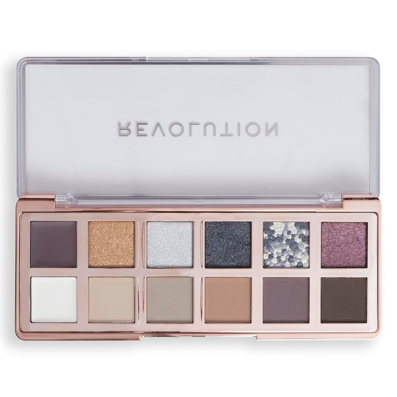 Makeup Revolution, The Smokey Icon Grunge Eyeshadow Palette, Cream, Matte