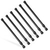 6Pcs Tension Rod, Goowin 30-50cm Tension Rods for curtains, No