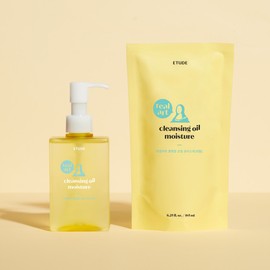 Etude [에뛰드]리얼아트 클렌징 오일 모이스처 2종 세트 [Etude] Real Art Cleansing Oil Moisture 2-Piece Set