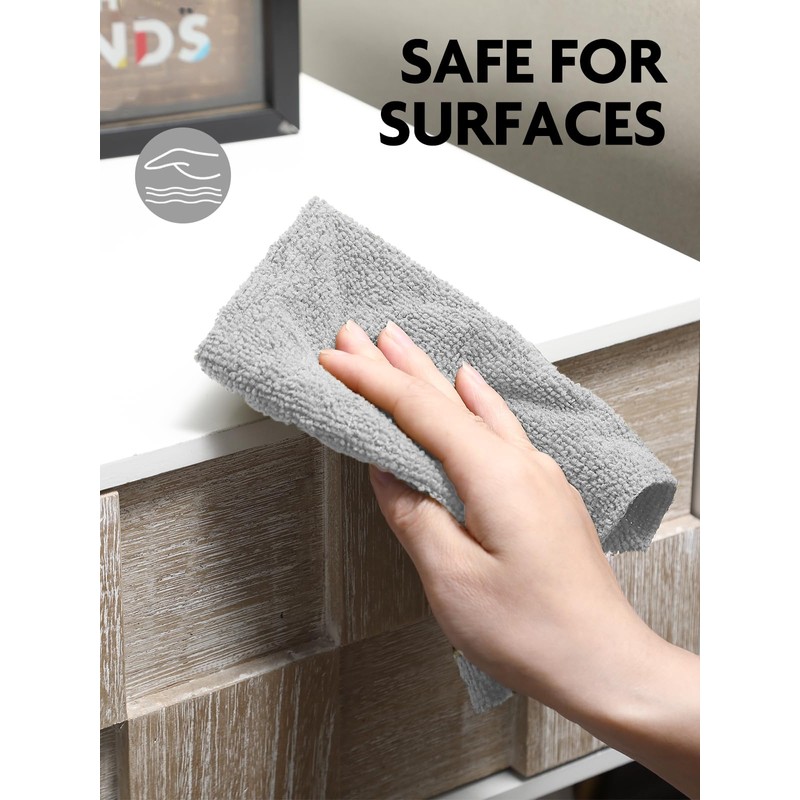 Fantasticlean Microfiber Cleaning Cloth Roll -75 Pack, Tear Away Microfiber