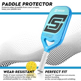 insum Pickleball Paddle Protection Tapes - Edge Guard Tapes, Pre-Cut V, 20/23/26mm Width Protective Tapes for All Thickness Edges