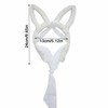LERTREE Pet Bunny Ears Headband, Adjustable Plush Easter Costume Headwear