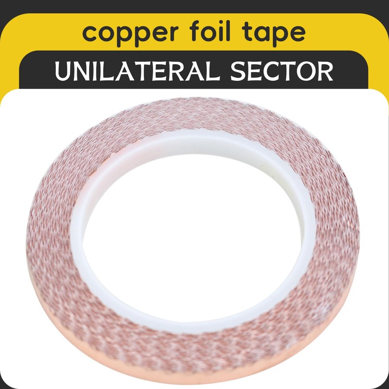 Poeeytnek® Professional Scalloped Copper Tape - 7/32" & 5/16 Asymmetric