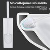 Topsky 2 Juegos de Escobilla para Inodoro con Soporte, Blanco
