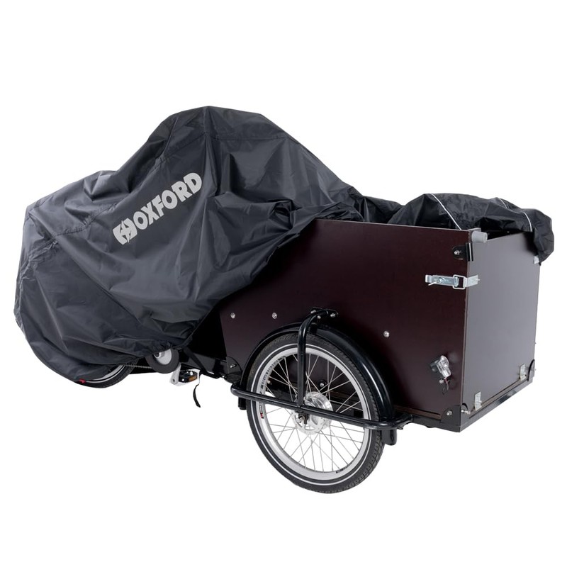 Oxford Aquatex Pro Cargo Bicycle Cover. PU Coated Waterproofing.