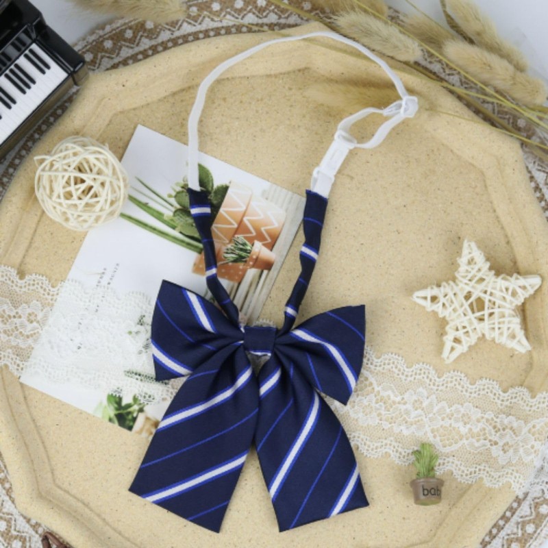 KAMIHO Uniform Ribbon, School Ribbon, Necktie, Jk, Blue, blue