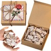 1Set Love Letter Box with Envelopes 4x4x2 Inch Tiny DIY