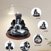 Backflow Incense Burner Waterfall Ceramic Waterfall Incense Cone with 10