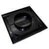 Black Gravity Grille 125 mm / 5 inch External Ducting
