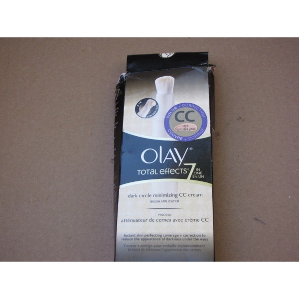 OLAY DARK CIRCLE MINIMIZING CC CREAM 0.2 OZ PACKAGE DAMAGED