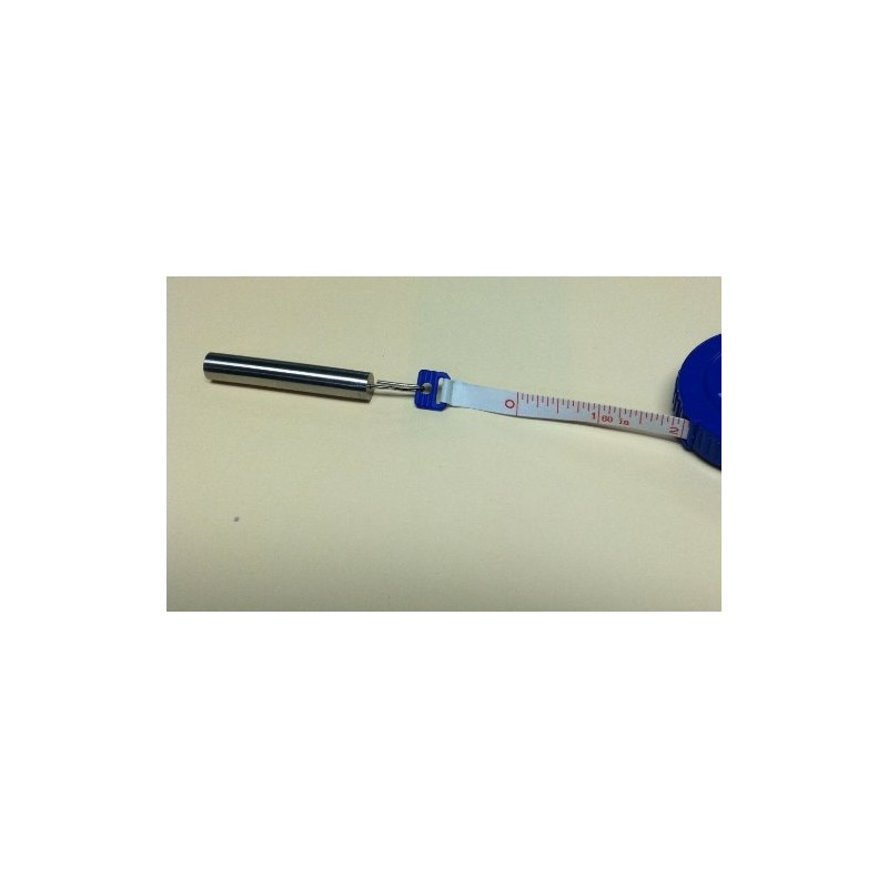 Physical Therapy Gulick Tape Measure, Blue, Vinyl Blade, Positive Lock,