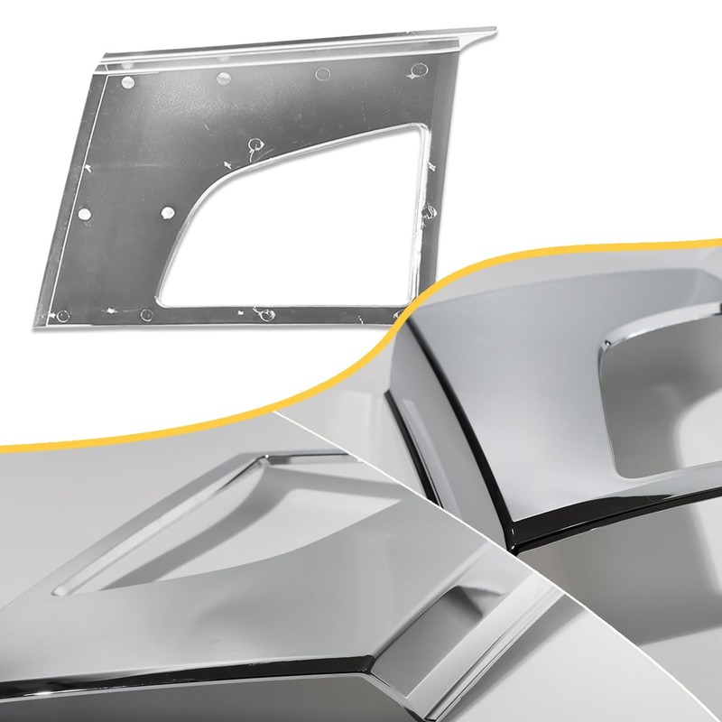 Unitedlu Side Bumper Chrome Trim with Hole For Volvo 2018-2024