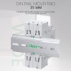 Garosa DIN Rail Voltmeter 3 Digits DC 11V to 310V