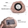 VISFLAIR 2 Pack Solar Rock Lights, Outdoor Decorative Garden Spotlights