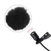 Microphone Windscreen 2 Pieces Black Microphone Windshield 0.5 cm Lavalier