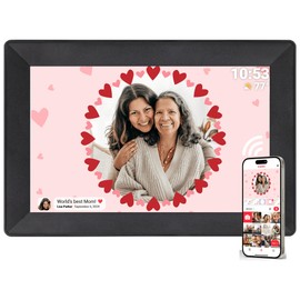 Chnwpify Frameo 10.1 Inch Digital Picture Frame WiFi Connect Touch Screen Digital Photo Frame, 16GB Memory, Auto-Rotate, Share Photos/Videos Instantly via Frameo App from Anywhere