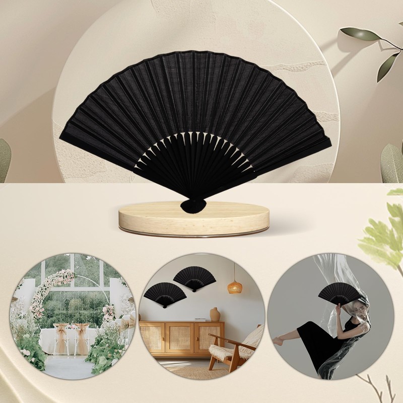 ASelected Folding Hand Fan, 21 CM