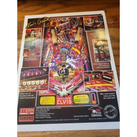 Stern Elvis Pinball Machine Flyers 2 of them...FREE US shipping