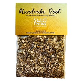 Mandrake Dried Cut Root, 28 grams, Love, Protection, Fertility Rituals (Mandrake Root)